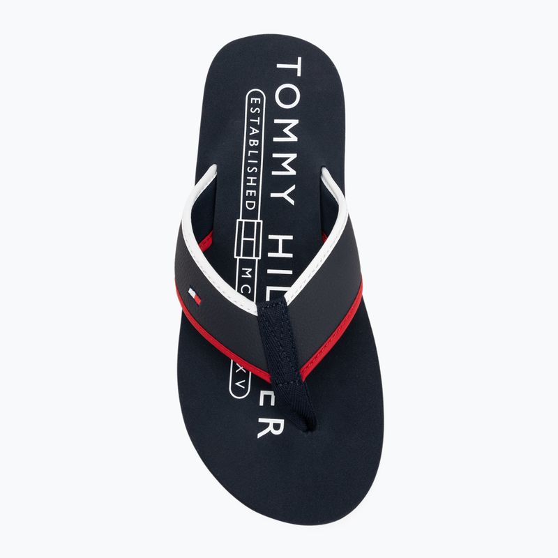 Infradito uomo Tommy Hilfiger Tumble Beach desert sky 5