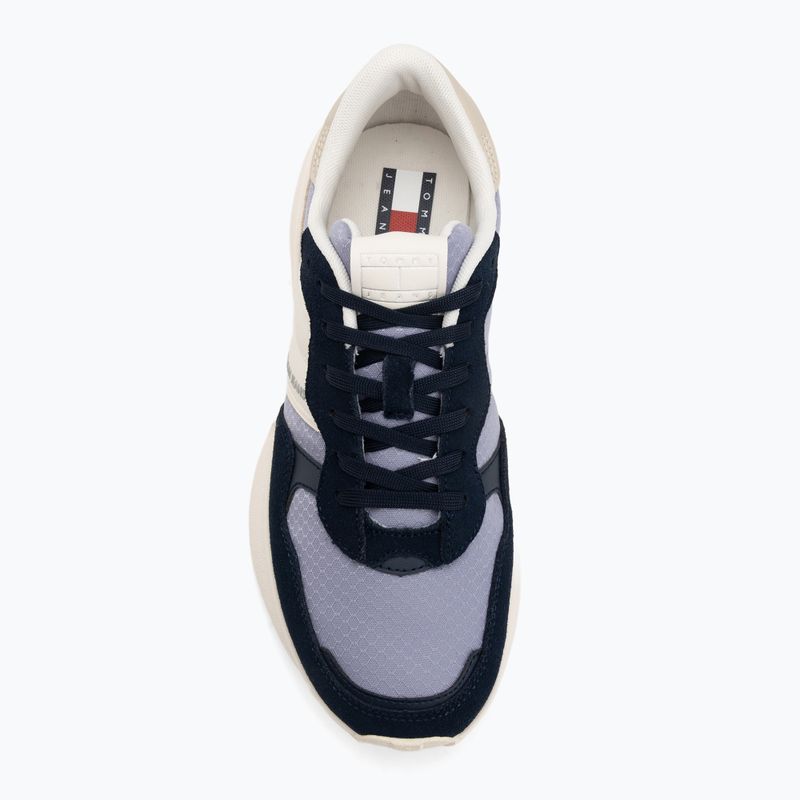 Scarpe da donna Tommy Jeans Cleated Runner dark night navy 5