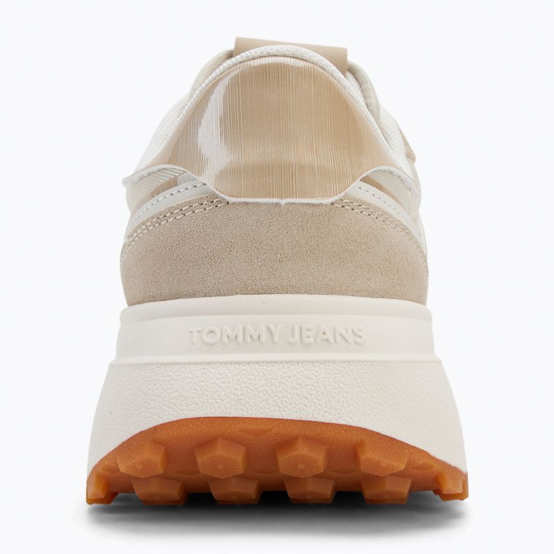 Scarpe Tommy Jeans Cleated Runner donna in terra battuta bianca 6