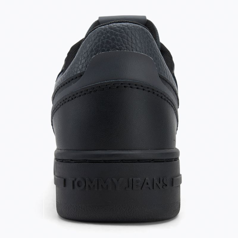 Sneaker Tommy Jeans Retro Basket donna nero 6