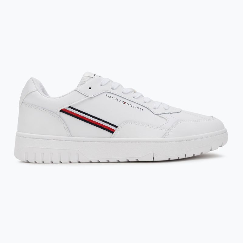 Scarpe da uomo Tommy Hilfiger Basket Core Stripes white 2