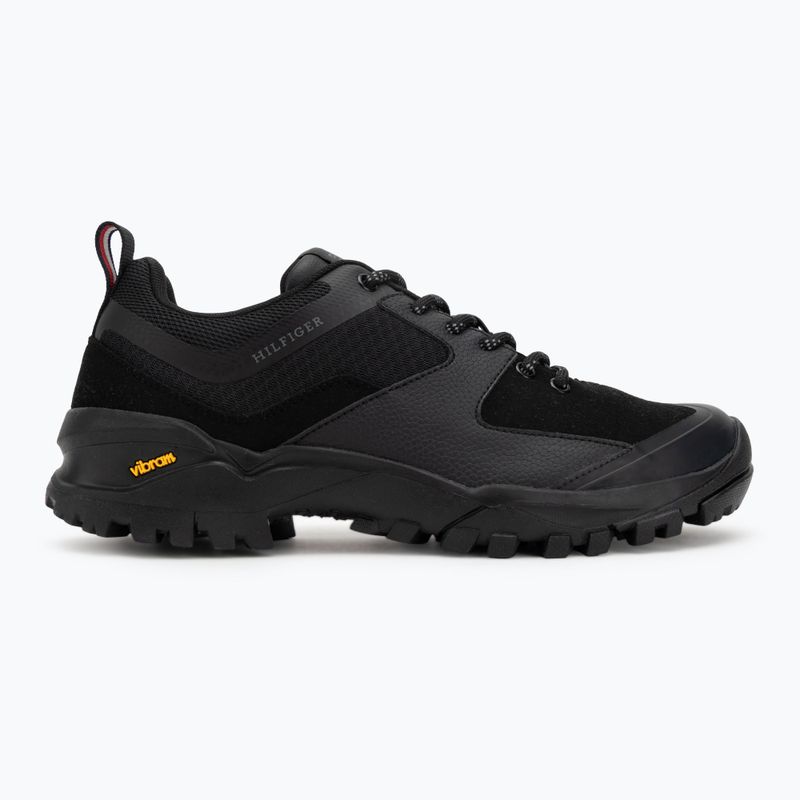 Scarpe da uomo Tommy Hilfiger Vibram Low Runner Tech nere 2