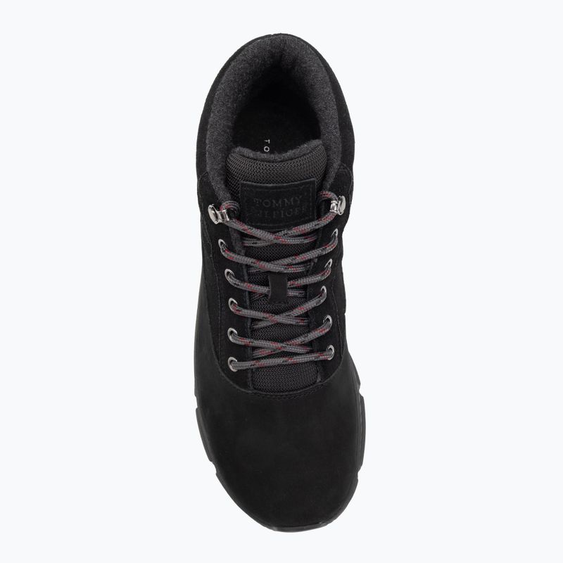 Sneakers da uomo Tommy Hilfiger W Nbk Sde Hybrid BDS nero 5