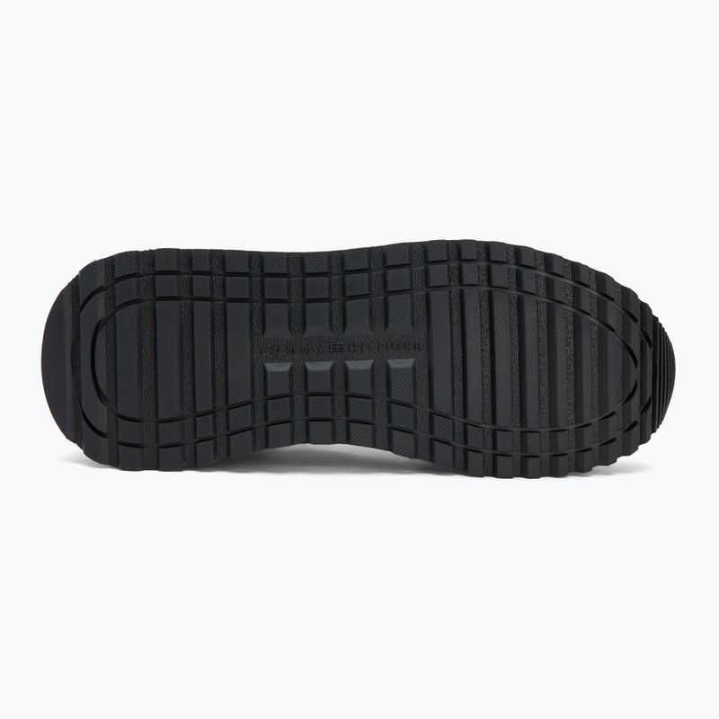 Scarpe da uomo Tommy Hilfiger New Runner Eva Lth Stripes nere 4