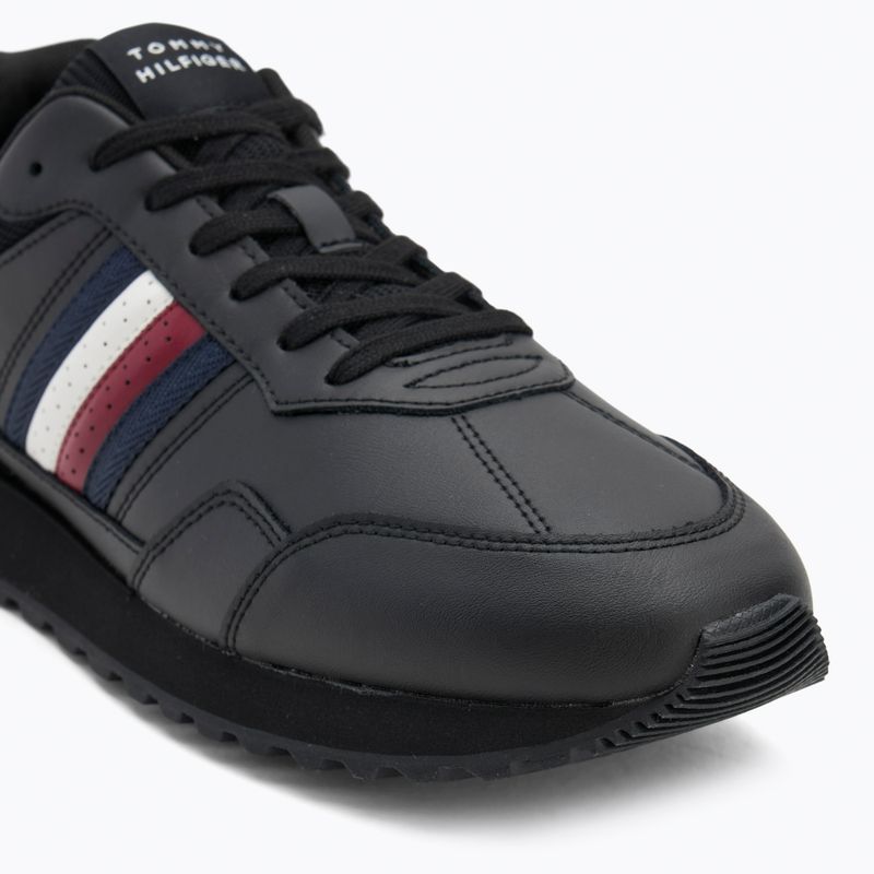 Scarpe da uomo Tommy Hilfiger New Runner Eva Lth Stripes nere 7