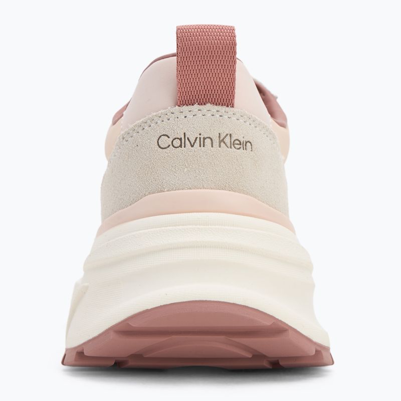 Scarpe da donna Calvin Klein YW0YW02075 Hike Runner Mg Nylon Mix whisper pink/dark ecru/dusty rose 6