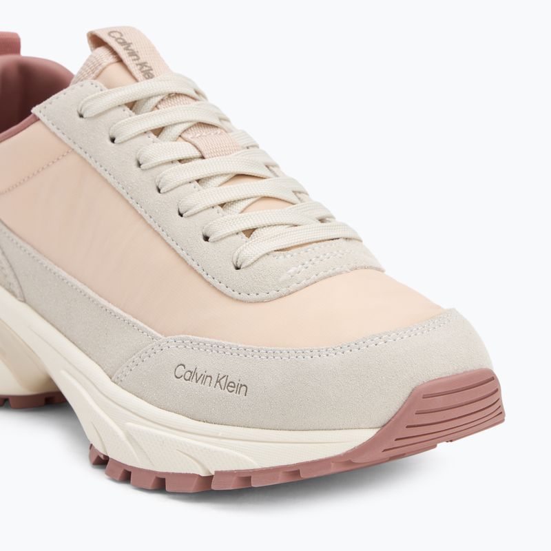 Scarpe da donna Calvin Klein YW0YW02075 Hike Runner Mg Nylon Mix whisper pink/dark ecru/dusty rose 7
