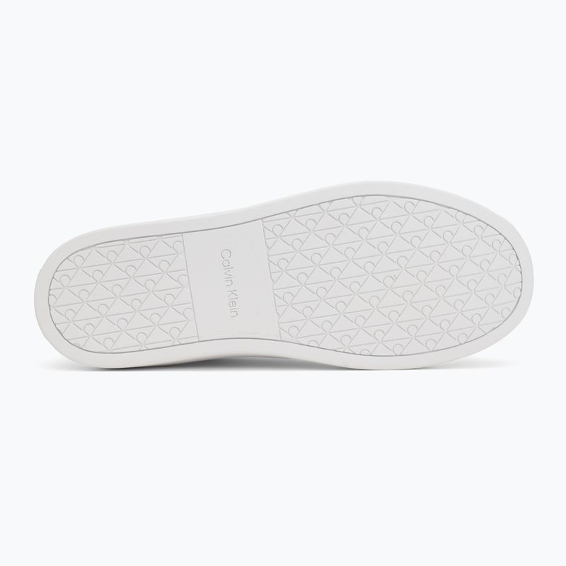 Scarpe da uomo Calvin Klein YM0YM01435 Classic Cupsole Laceup Leather bright white/navy 4