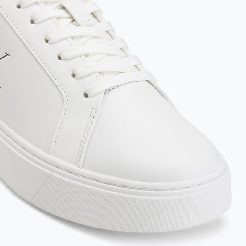 Scarpe da uomo Calvin Klein YM0YM01435 Classic Cupsole Laceup Leather bright white/navy 7