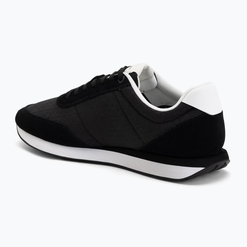 Scarpe da uomo Calvin Klein HM0HM02140 Retro Runner Ripstop Aop black/bright white 3