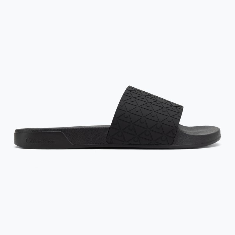 Ciabatte da uomo Calvin Klein HM0HM02110 Ess triple black mono 2