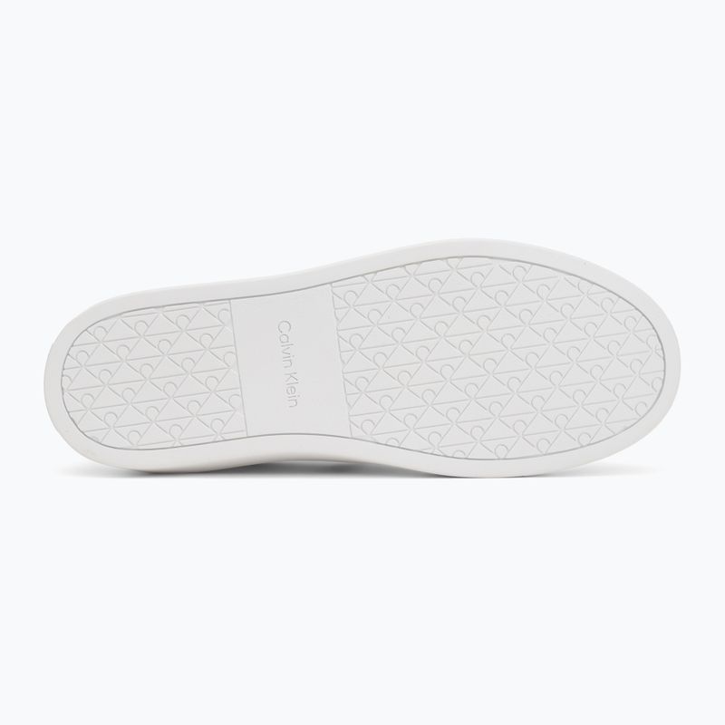 Scarpe da uomo Calvin Klein HM0HM02237 Classic Cups Lace Leather EMB Tongue bright white/black 4