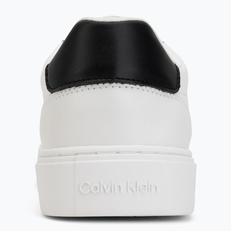 Scarpe da uomo Calvin Klein HM0HM02237 Classic Cups Lace Leather EMB Tongue bright white/black 6