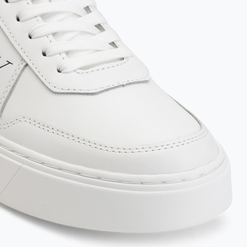 Scarpe da uomo Calvin Klein HM0HM02237 Classic Cups Lace Leather EMB Tongue bright white/black 7