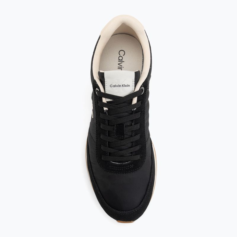 Scarpe da uomo Calvin Klein YM0YM01361 Retro Runner Ess Mix Mat black/light cashew 5