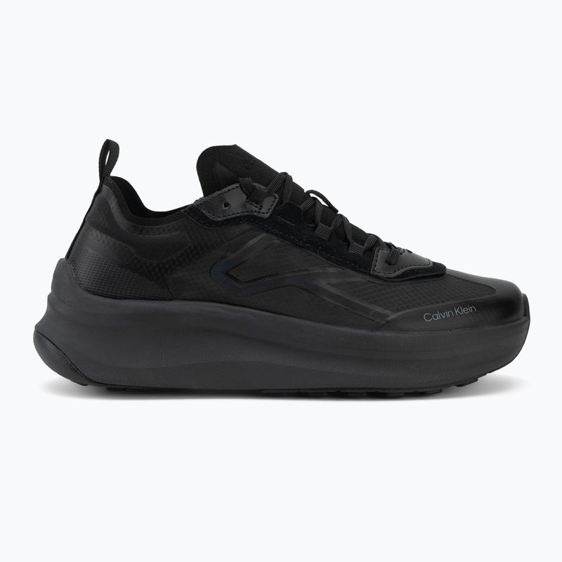 Scarpe da uomo Calvin Klein HM0HM02160 Chunky Run Laceup Ck Stripe triple black 2