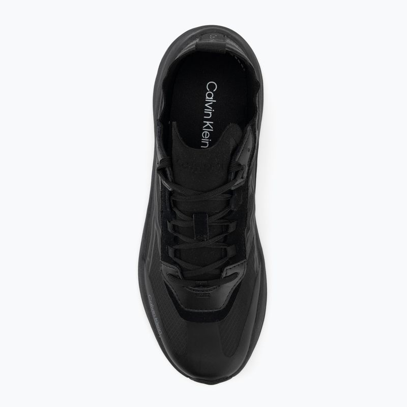 Scarpe da uomo Calvin Klein HM0HM02160 Chunky Run Laceup Ck Stripe triple black 5