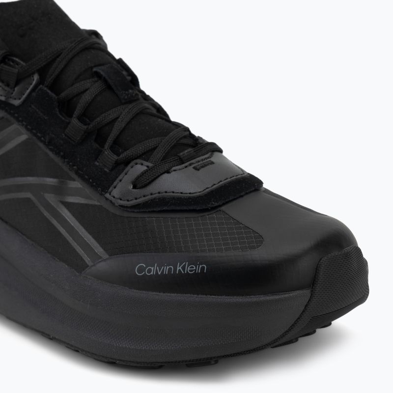 Scarpe da uomo Calvin Klein HM0HM02160 Chunky Run Laceup Ck Stripe triple black 7