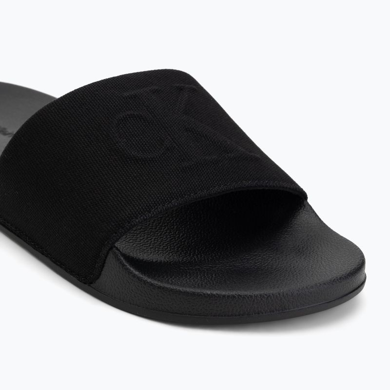 Ciabatte da uomo Calvin Klein Ess Monogram triple black 7