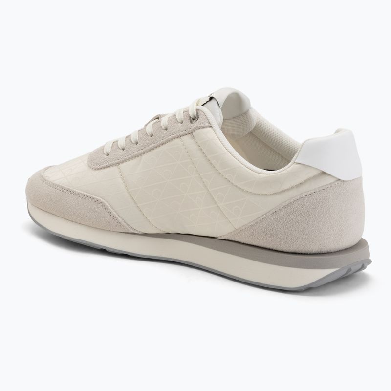 Scarpe da uomo Calvin Klein HM0HM02140 Retro Runner Ripstop Aop marshmallow/bright white 3