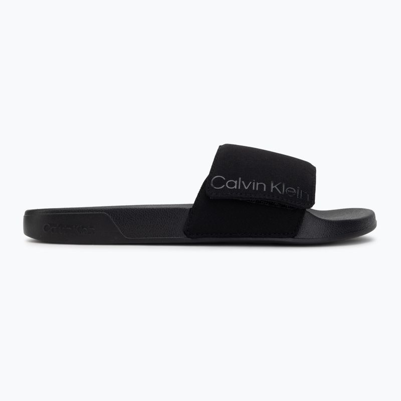 Ciabatte da uomo Calvin Klein HM0HM02115 Ess Monobrand triple black 2