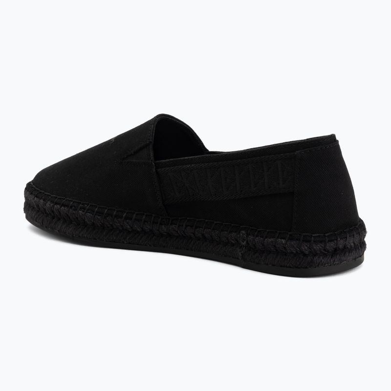 Espadrillas da uomo Calvin Klein HM0HM02075 Webbing triple black 3