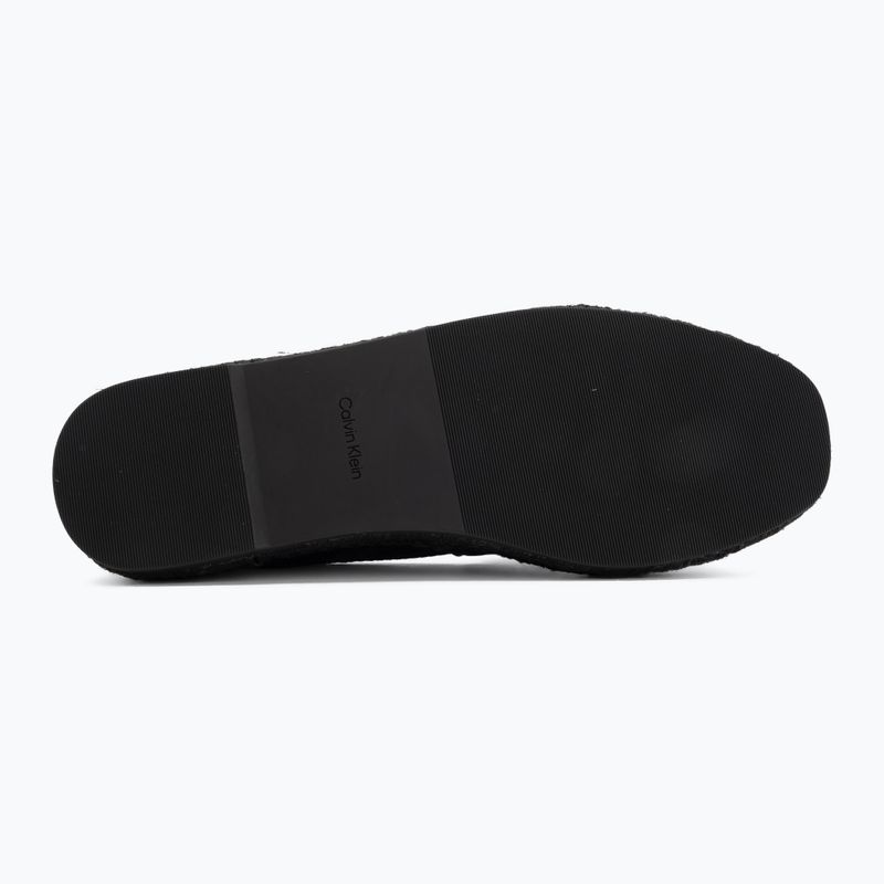 Espadrillas da uomo Calvin Klein HM0HM02075 Webbing triple black 4