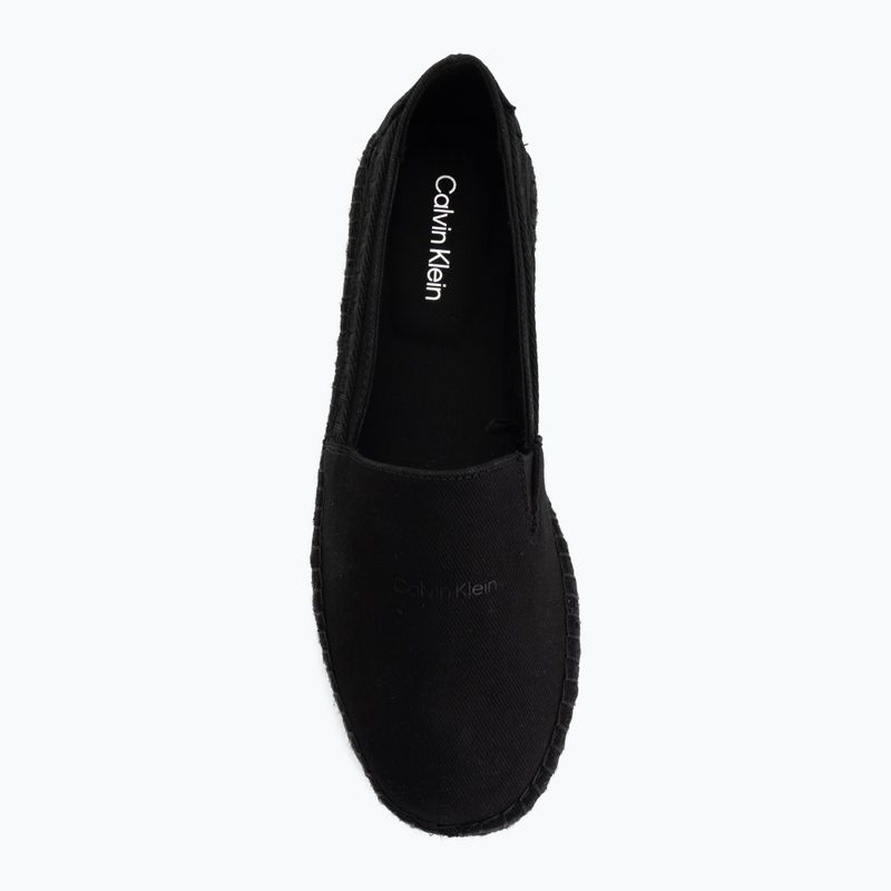 Espadrillas da uomo Calvin Klein HM0HM02075 Webbing triple black 5