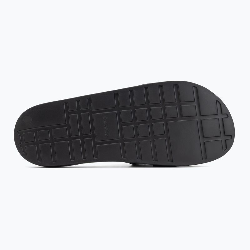 Ciabatte da uomo Calvin Klein HM0HM02113 Ess Texture triple black 4