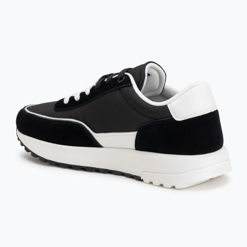 Scarpe da uomo Calvin Klein HM0HM02144 City Runner Laceup Nylon Mix black/bright white 3