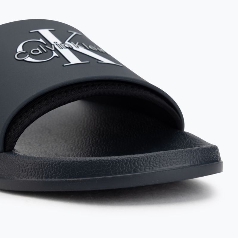 Ciabatte da uomo Calvin Klein HM0HM02229 Ess Rubber Neoprene ck navy 7