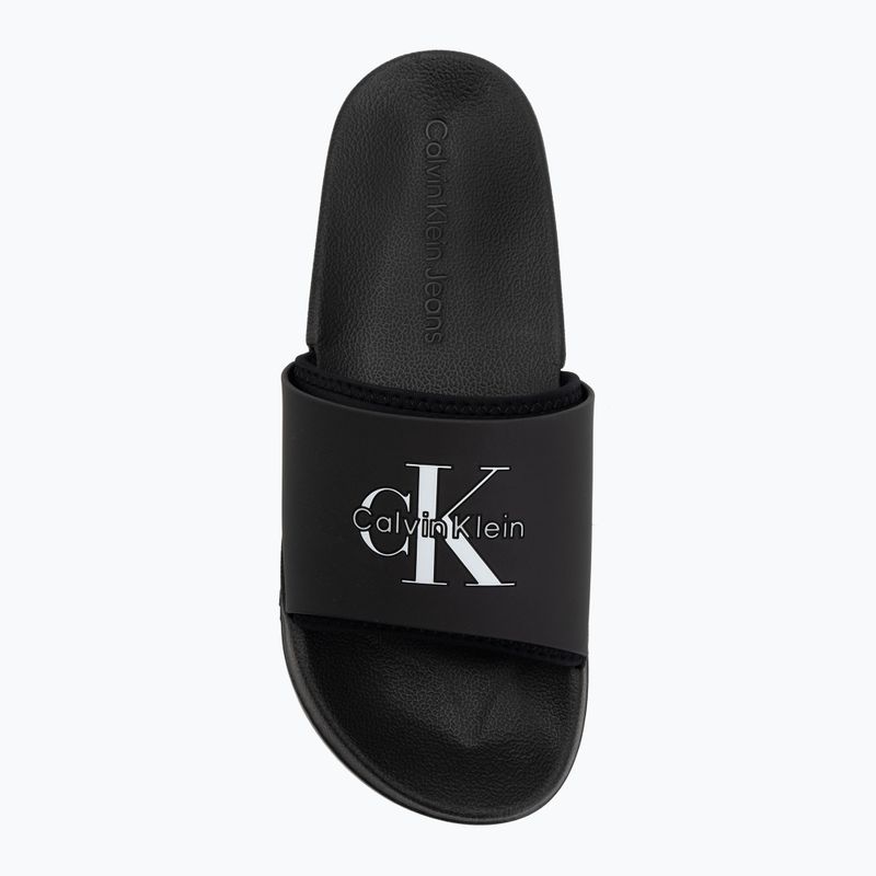 Ciabatte da uomo Calvin Klein HM0HM02229 Ess Rubber Neoprene triple black 5
