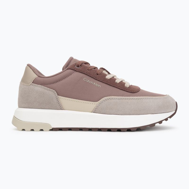 Scarpe da uomo Calvin Klein HM0HM02144 City Runner Laceup Nylon Mix muddy brown/desert taupe/oatmeal 2