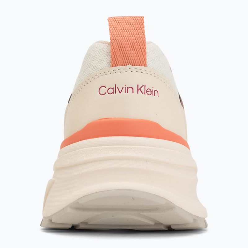 Scarpe da donna Calvin Klein HW0HW03002 Hike Run Ckstripe Mesh off white/oatmeal/dusty rose 6