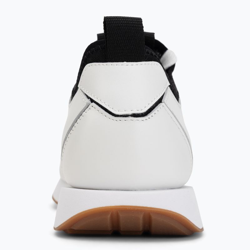 Scarpe da donna Calvin Klein HW0HW02994 Retro Runner Sock Patch Leather bright white/black 6
