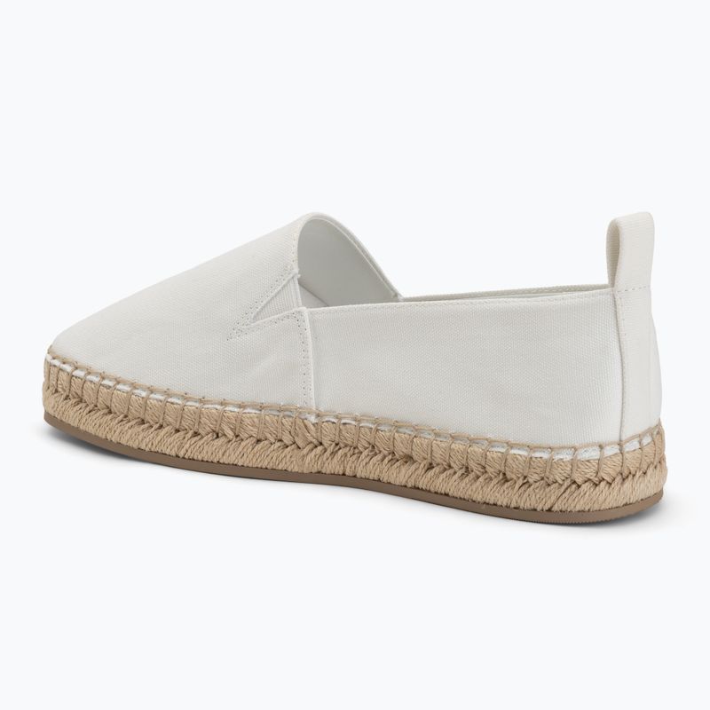 Espadrillas da donna Calvin Klein HW0HW02931 Oblique Canvas Off White 3