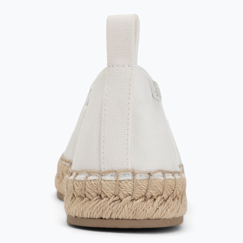 Espadrillas da donna Calvin Klein HW0HW02931 Oblique Canvas Off White 6