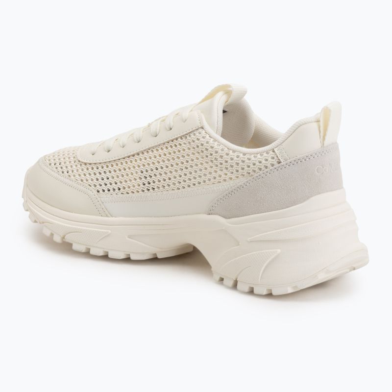 Scarpe da donna Calvin Klein HW0HW03000 Hike Runner Lup Lin Mesh marshmallow 3
