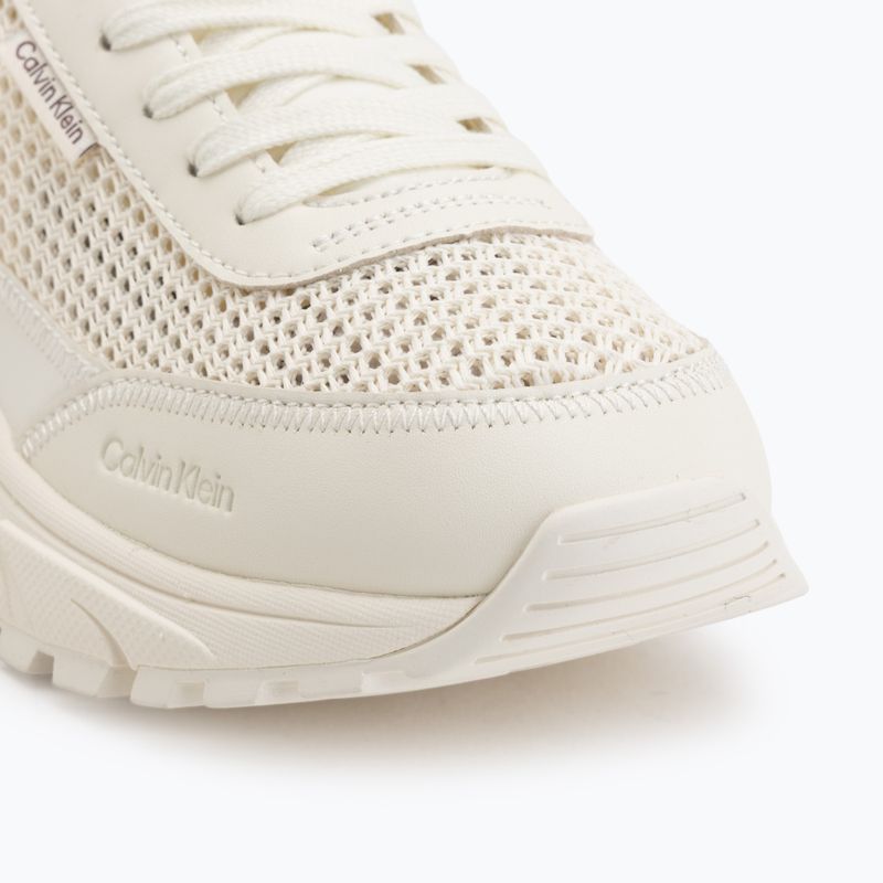 Scarpe da donna Calvin Klein HW0HW03000 Hike Runner Lup Lin Mesh marshmallow 7