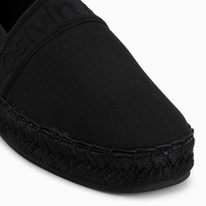 Espadrillas da donna Calvin Klein HW0HW02934 Oblique Webbing Triple Black 7
