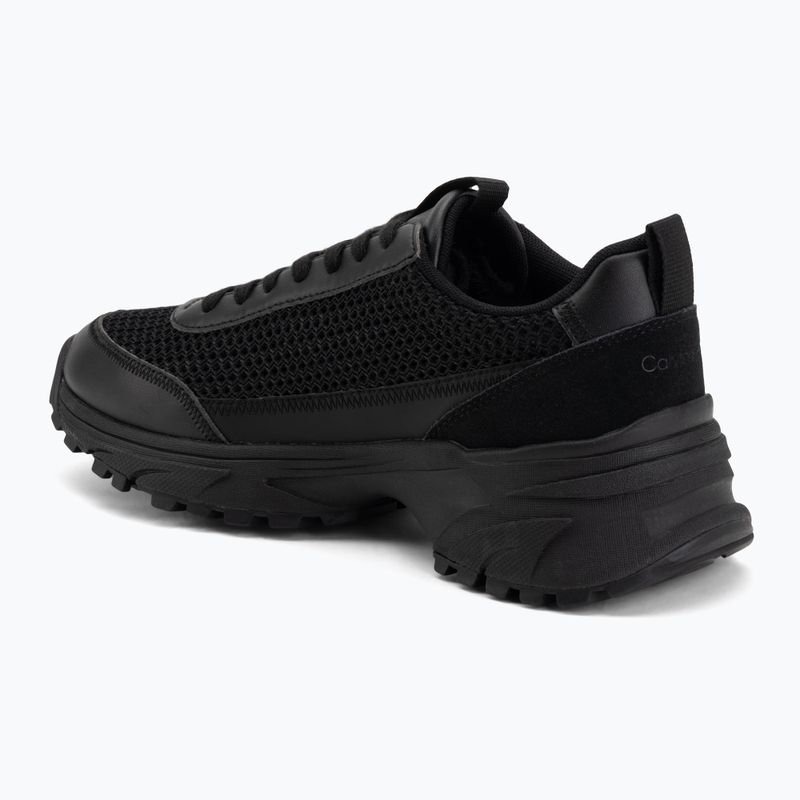 Scarpe da donna Calvin Klein HW0HW03000 Hike Runner Lup Lin Mesh triple black 3
