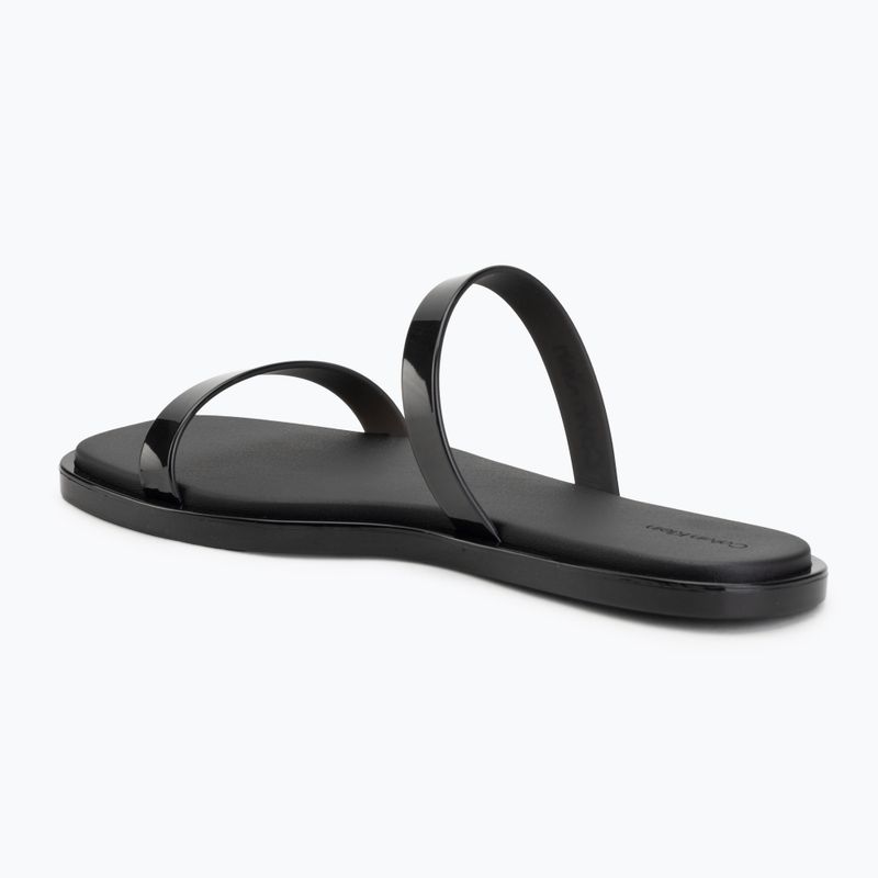 Ciabatte da donna Calvin Klein HW0HW02963 Jelly Doub Bar Shiny triple black 3