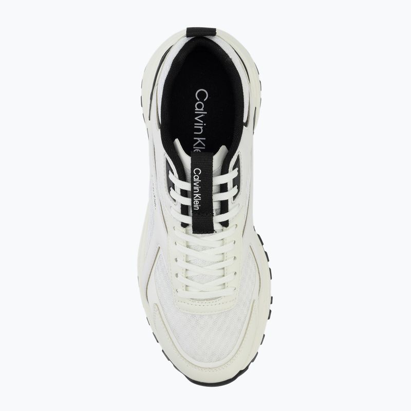 Scarpe da donna Calvin Klein HW0HW03002 Hike Run Ckstripe Mesh bright white/black 5