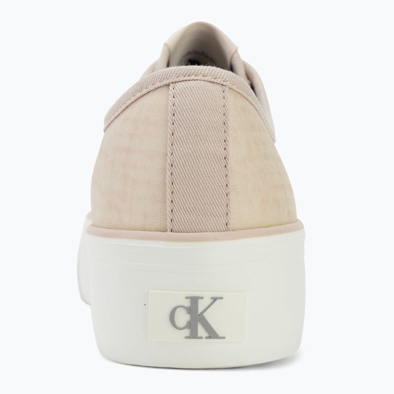 Scarpe da donna Calvin Klein HW0HW02970 Vulc Flatf Laceup Ripst whisper pink/key largo 6