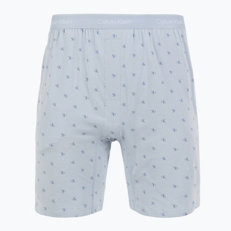 Pigiama da uomo Calvin Klein LV00NM2900 breezy blue top w/diamond logo 6