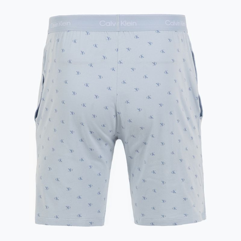 Pigiama da uomo Calvin Klein LV00NM2900 breezy blue top w/diamond logo 7