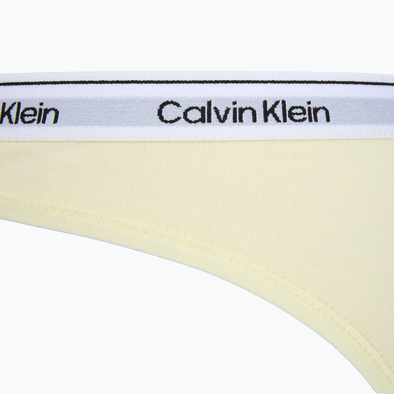 Perizoma da donna Calvin Klein LV00QD5209 Thong 3 pairs shoreline/snow heather/pear sorbe 6
