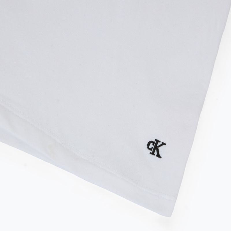 Maglietta da uomo Calvin Klein LV00NB4185 Crew Neck 3 pcs. black with blue descent emb/blue descent 4