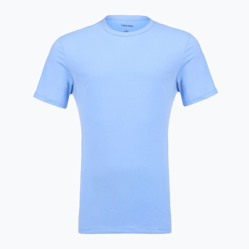 Maglietta da uomo Calvin Klein LV00NB4185 Crew Neck 3 pcs. black with blue descent emb/blue descent 7