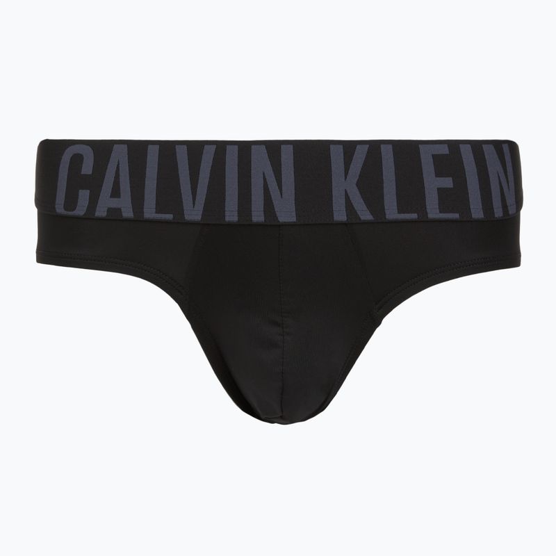 Slip da uomo Calvin Klein 000NB3610A Hip Brief 3 pairs black w/ombre blue logo/black w/c 5